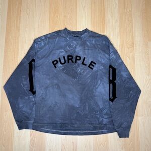 Purple Brand Tie dye Long Sleeve Tee